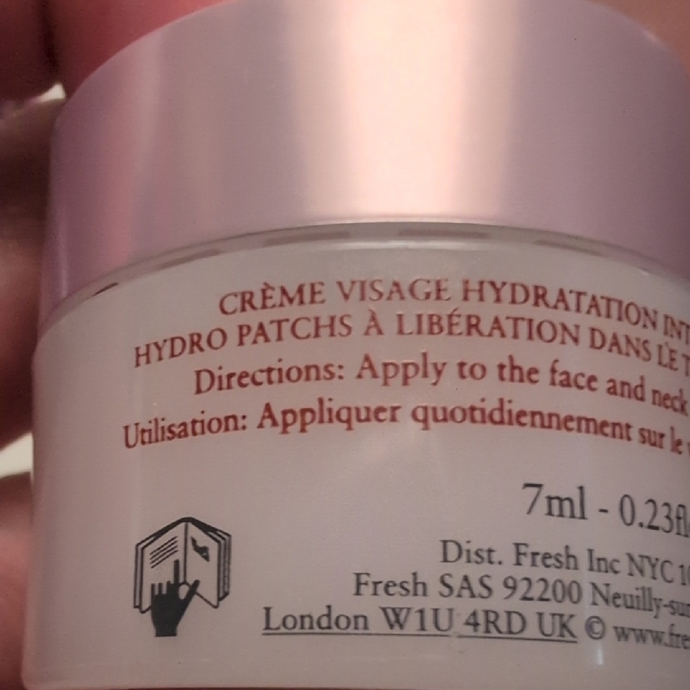 Fresh Rose Deep Hydration Face Cream - Pink NEW WITH TAG - Picture 3 of 6